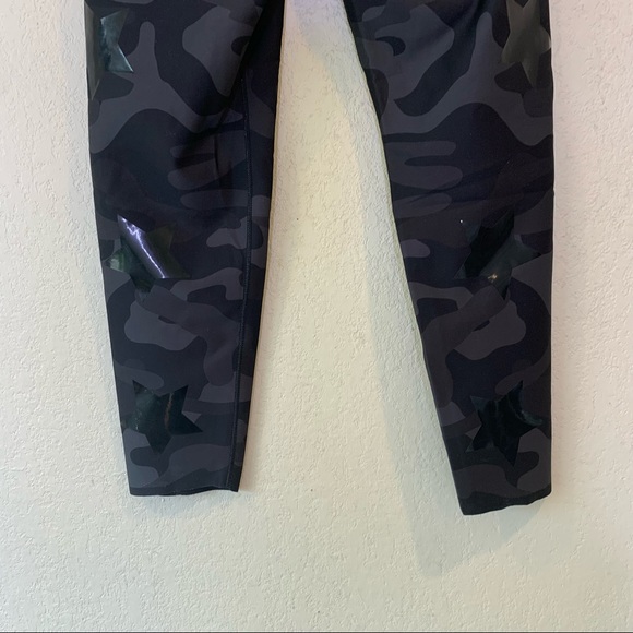 Ultracor Nero Matte Nero Ultra High Silk Camo Knockout Star Leggings XL - Picture 6 of 11